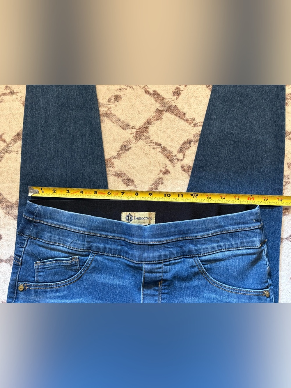 Democracy pull on jeans size 12 like new - Picture 7 of 8
